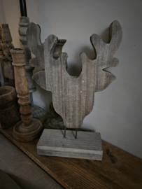 Rendier op voet hout