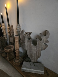 Rendier op voet hout