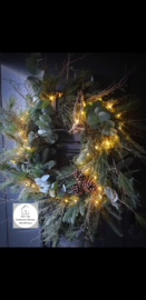 Weelderige krans kerst