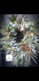 Weelderige krans kerst