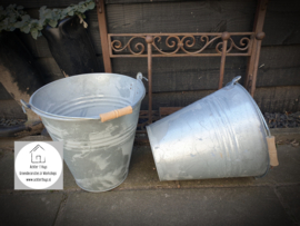 Zinken emmer groot 10 liter