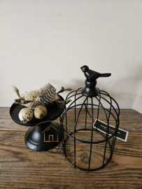 Vogelkooi op etagère