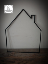 Metalen frame huis hanger 30x37