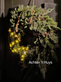 DIY pakket winterkrans pinecone