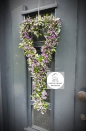 DIY pakket hangend hart limonium
