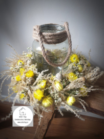 Droogbloemen krans