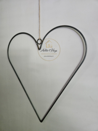 Metalen hart frame 50 cm