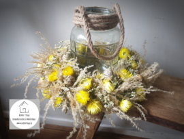 Droogbloemen krans