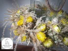 Droogbloemen krans