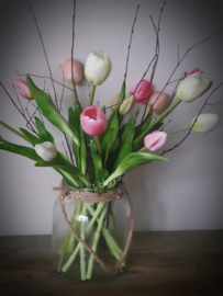 Real touch tulp wit