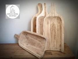 Houten schep 39 cm lang