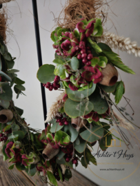 DIY botanische ketting op frame
