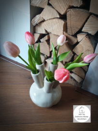Tulpen vaas taupe