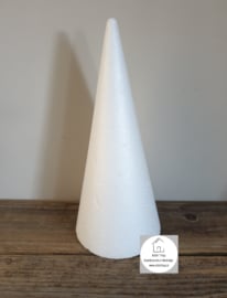 Styropor kegel 12x26 cm