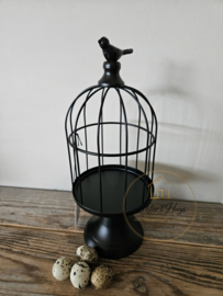 Vogelkooi op etagère
