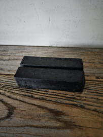 Tegelhouder hout zwart