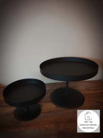 Metalen decoratie tray - cake stand 14 cm etagere