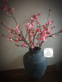 Prunus zijden tak pink roze