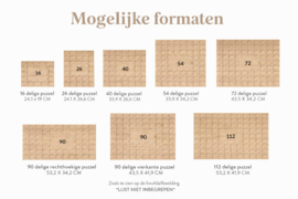 Gastenboek - Houten puzzel