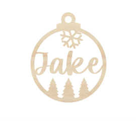 Kerstbal - kerstbomen