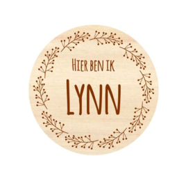 Mijlpaalkaarten - floral