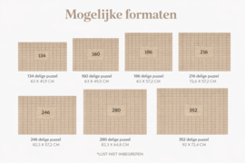 Gastenboek - Houten puzzel