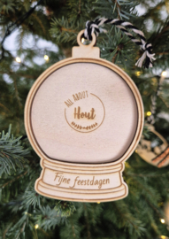 Snowglobe kerstbal
