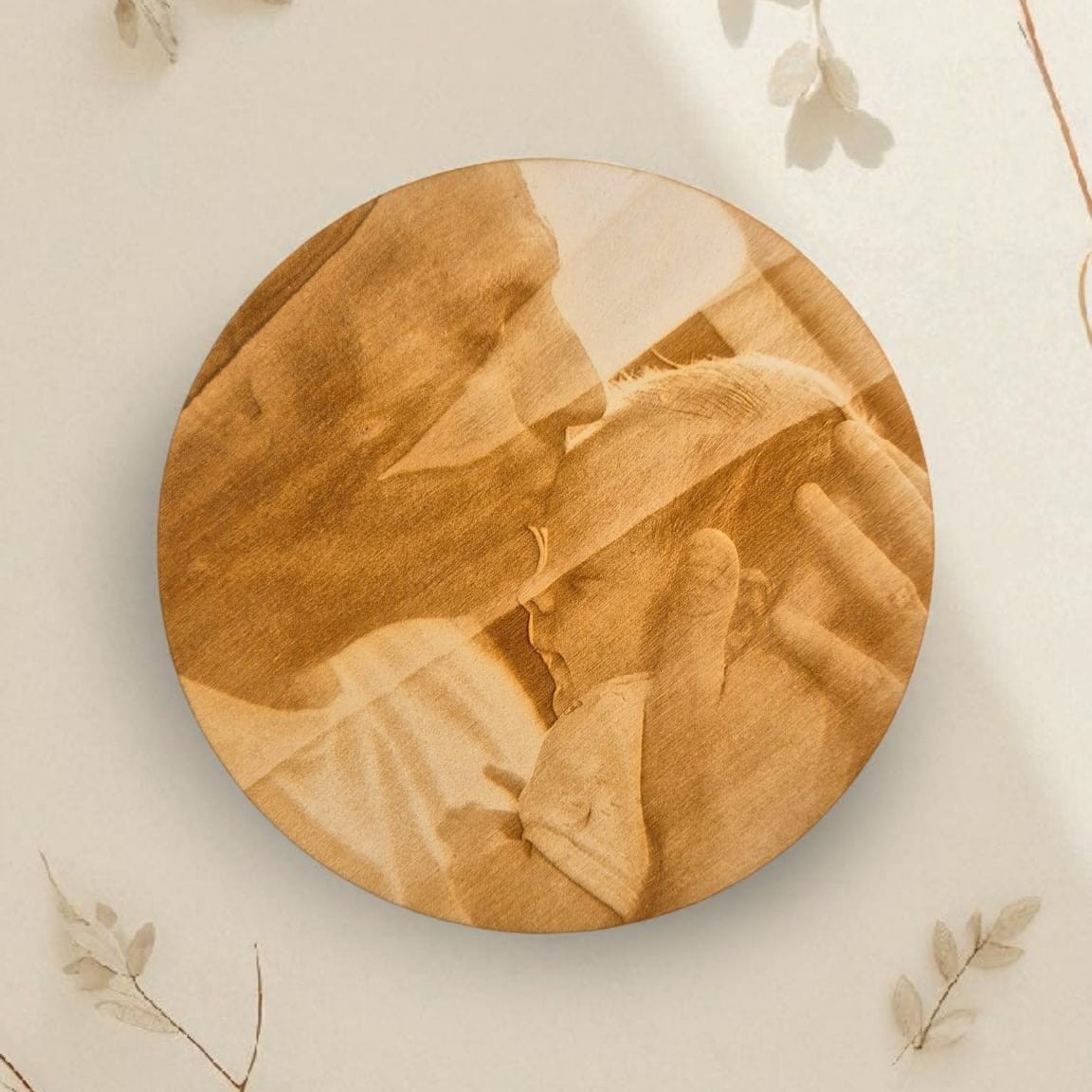 Foto op hout - cirkel