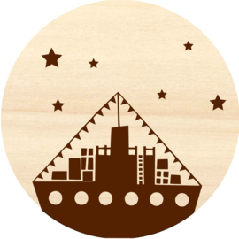Sint - muurcirkel stoomboot