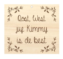 Tegeltje - oost, west