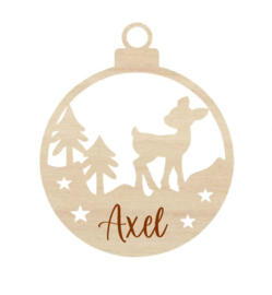 Kerstbal - hertje