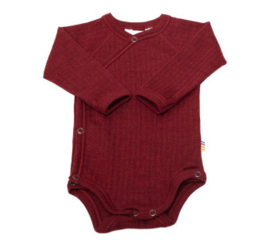 Joha wollen overslag romper bordeaux