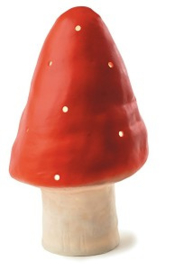 Heico lamp paddenstoel rood 28cm