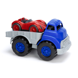 Greentoys oplegger met race auto