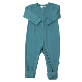 Joha wol/zijde jumpsuit lichtblauw