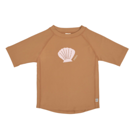 Lassig UV short sleeve rashguard shell caramel