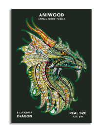 Aniwood houten puzzel draak medium