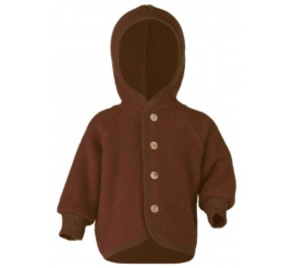 Engel Natur wol-fleece jasje - cinnamon