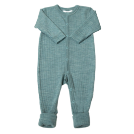 Joha wollen jumpsuit aqua melange