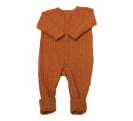 Joha wollen jumpsuit rusty orange