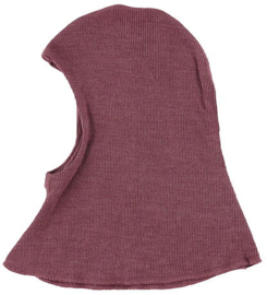 Joha wol/zijde balaclava aubergine