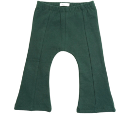 Riffle flared pants dark green
