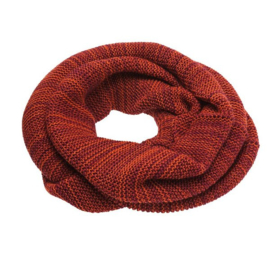 Disana wollen loop sjaal orange-casis