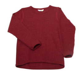 Joha wollen longsleeve bordeaux