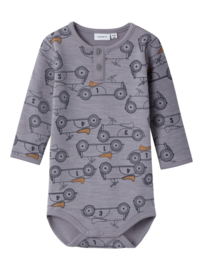 Name it romper auto's grijs