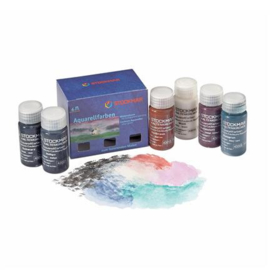 Stockmar aquarelverf 6 donkere kleuren