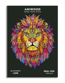 Aniwood houten puzzle leeuw medium