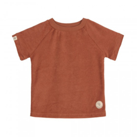 Lässig terry t-shirt Rust