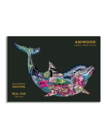 Aniwood houten puzzel dolfijn medium