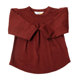 Joha wollen shirt bordeaux